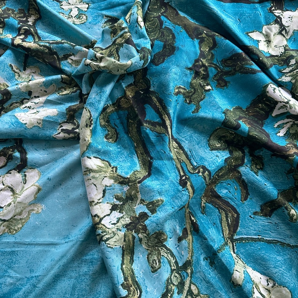 Sassy Jones Ibika Oversized Scarf in Blue